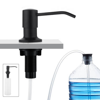 Countertop soap deals dispenser pump